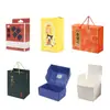 Caja de Regalo Personalizada de Año Nuevo Caja de Embalaje para Frutas Secas, Dátiles Rojos, Frutas, Comida Cocinada, Productos Horneados Especiales y Cajas de Regalo Personalizadas de Alta Gama