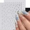 Chicas Europeas y Americanas Populares Estilo Metalizado Plata Líquida Explosión Estelar Pegatinas para Uñas Uñas Portables Hechas a Mano Sentido Espacial Dulce y Fresco Adhesivo Venta al por Mayor