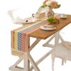 Suministro Transfronterizo de Mesa de Comedor de Estilo Nórdico Simple con Combinación de Colores, Mantel Largo con Borlas, Mesa de Centro, Aparador Lateral, Cubre Toalla Decorativo, Fabricante Mayorista