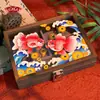 Kit de Manualidades de Esmalte Cloisonné Tradicional Caja de Joyería Caja de Almacenamiento Actividad de Calentamiento para Team Building