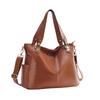 2026 Novo Modelo Bolsa de Mão Feminina de Couro de Primeira Camada Estilo Europeu e Americano Bolsa Feminina de Couro Genuíno Ombro Único Transversal Bolsa Tote Grande Capacidade