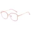 Gafas de lectura de marca BJYX, marco completo, caja de negocios, ultraligeras, ultratransparentes, de color sólido, de metal, de alta calidad, anti luz azul, espejo plano
