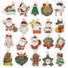 K branco natal óleo liga diy acessórios de joias árvore de natal papai noel boneco de neve sino alce pulseira pingente