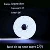Fita de LED 12V24V110V220V fita neon macia flexível 8 x 16 lateral única luminosa fita de luz ambiente