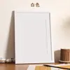 Marco de Fotos para Caligrafía de Madera Maciza 4K Cartón en Blanco Marco de Fotos Montaje diy Marco para Pinceladas de Caligrafía Colgante de Pared A3a4