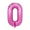 Venta caliente transfronteriza globo digital grande de 40 pulgadas globo de película de aluminio globo de decoración para ambiente de fiesta de cumpleaños venta al por mayor