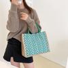 Bolso de clase de gran capacidad y aspecto elegante para mujer, nuevo bolso de viaje portátil combinable con todo, bolso de hombro de lino a la moda 2023