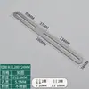 Suporte angular ajustável com furo longo conector móvel de cabeça dupla suporte de ângulo reto em L de 90 graus dispositivo anti-tombamento de armário cantoneira