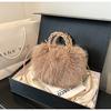 Bolsos de Peluche Transfronterizos para Mujer, Versátiles para Otoño e Invierno 2026 Nuevos Modelos, Bolsos de Hombro Lindos y de Moda, Bolsos Cruzados, Bolsos de Mano