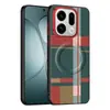 Adequado para Capa de Celular Oppo Find X9 Luxo Acessível Listrado X9Pro Capa Protetora Sucção Magnética Novo X8Ultra Anti-Suor