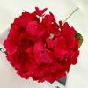 Hortensia artificial grande pastoral individual, flor artificial para boda, decoración suave, fábrica de flores falsas, 90 piezas de hortensia de pétalos, arreglo floral para salón de bodas, guía de ruta