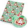 Navidad Acebo Dibujos Animados Serie de Cobayas Patrón Impreso Delgado Algodón Poliéster Hecho a Mano diy Parche Bolsas Mantel Camisa Pijama