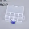 Caja de Almacenamiento de Plástico Dividida 10 15 24 36 Compartimentos Caja de Embalaje Piezas Ferretería Partículas de Cera Caja para Guka Accesorios de Pesca