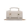 Nova Bolsa Tiracolo Estilo Universitário de Verão 2024 Estilo Britânico Simples Casual Pequena Quadrada Estampa Ondas d'Água Bolsa Transversal