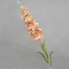Delphinium flocado flor artificial flor de seda flor falsa jacinto gran golondrina flor de camino de boda fábrica violeta