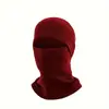 Chapéu cachecol à prova de frio para outono e inverno integrado máscara facial quente para exterior proteção de pescoço espessa à prova de vento balaclava para ciclismo