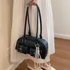 Bolso Boston Retro de Bloques de Color para Mujer 2026 Nuevo de Moda Gran Capacidad Bolsillo Doble Bolso de Hombro y Mano para el Trabajo Bolso de Axila