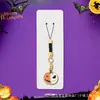 Pingente Caveira de Halloween Transfronteiriço Fantasma de Terror Bolsa de Abóbora Chaveiro de Metal Pingente Evento Pequeno Presente