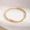 Pulsera de cadena rectangular de circonita incrustada en cobre, totalmente de diamantes, para mujer, lujo ligero con un toque de alta gama, pulsera de broche, joyería de diseño nicho