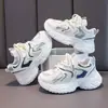 Tênis femininos 2026 primavera e outono novo estilo, dad shoes respiráveis e versáteis para crianças maiores, tênis casuais masculinos para estudantes para uso externo
