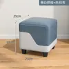 Banqueta pequena para casa sala de estar mesa de centro banqueta de sofá luxo leve madeira maciça banquinho pequeno confortável para sentar por muito tempo banquinho baixo banqueta resistente para trocar de sapatos