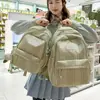 Mochila Pequeña Dulce y Linda para Niña de Nuevo Estilo Primaveral de Alto Valor Estético para Salidas de Primavera, Bolso Escolar Estilo Universitario a Cuadros para Estudiante