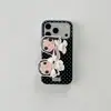 Correa de Muñeca con Lunares y Pequeño Diseño de Jade Adecuada para iPhone 17 Pro Max Caricatura 16/17 Pro Portátil 15 Funda de Teléfono
