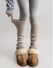 Meias Longas de Outono e Inverno 70cm para Mulheres, Design de Listras Verticais, Emagrecimento, Antiderrapantes, Aquecedores de Pernas Longos até o Joelho, Xadrez, Malha Estendida, Quentes