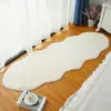 Tapete Longo de Pelúcia, Lã Australiana Sintética, Espessado, Personalizável para Crianças, Quarto, Tapete de Sala de Estar, Tapete de Cabeceira, Capacho Decorativo