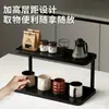 Prateleira de Armazenamento de Copos Mesa Multi-camadas Suporte para Caneca de Café Xícara de Chá Aparador Organizador de Conjunto de Chá