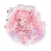Suporte de acrílico sem base, mercadoria de desenho animado, anime, celebridade feito sob medida, ornamento de suporte de exibição mini espessado de dupla face