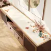 Nuevo tapete para mesa de mueble de TV estilo chino 2025 nueva mantelería impermeable, se puede cortar para adaptar a zapatero y encimera de aparador