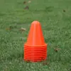 Estaca para patinaje sobre ruedas estaca de flor plana estaca a prueba de viento taza de entrenamiento obstáculo barricada marcador de pie cono para patines de ruedas estaca de taza de fondo redondo