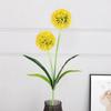 Cebolas de Plástico Simuladas para Casa Flores de Cebola de 2 Cabeças Flor Artificial Arranjo de Flores Vênus Ornamentos Venda por Atacado Cebolas Simuladas