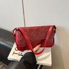 Bolso de hombro con hebilla magnética abatible de alta calidad, bolso de trabajo para mujer, moderno y sencillo, bolso cruzado portátil para debajo del brazo.