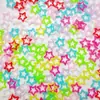 Accesorios populares para arte de uñas de pentagrama calado de color sólido, estrellas tridimensionales de macarrón, uñas portátiles, accesorios de resina para funda de teléfono