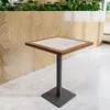 Restaurante de Té Estilo Hong Kong Combinación de Mesa y Silla Casa de Té de Hotel Restaurante Occidental Silla de Madera Maciza Ratán Cabina de Restaurante Sofá Comercial