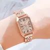 Relógio feminino GEDI transfronteiriço, estilo coreano, moderno e casual, design de céu estrelado, relógio feminino de quartzo à prova d'água para estudantes, Gedi