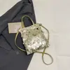 Bolso de Hombro Único Estilo Nuevo, Bolso de Noche con Lentejuelas de Lujo Ligero, Adecuado para Vestidos Cheongsam, Fotografía de Viajes, Bolso Pequeño de Gama Alta con Tacto Suave