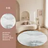 Alfombra redonda para uso doméstico, silla giratoria, silla de computadora, tocador estilo vintage, sofá individual de alta gama, tapete de piso, lavable