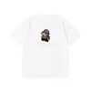 Camiseta de Verano para Mujer 230g Holgada 100% Algodón Estampada Manga Corta al por Mayor Casual de Algodón Manga Media Top para Mujer