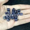 Cuentas sueltas cilíndricas de agujero grande de 9 mm accesorios hechos a mano para bricolaje cuentas de tubo redondo ágata de cristal cuentas de agujero grande accesorios para collares y pendientes