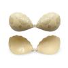 Almohadillas de Encaje para Sujetador para Mujer, Específicamente para Vestidos de Novia, Realce Pequeño de Busto, Sujetador de Silicona con Correa Trasera Invisible y Sin Costuras