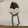 Orejeras de felpa cálidas estilo coreano con bloques de color simples y correas, orejeras de moda para llevar en la cabeza para hombres y mujeres para proteger contra el frío en otoño e invierno