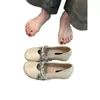 Versión de piel de oveja de nuevos zapatos Mary Jane de estilo chino para mujer, retro, adecuados para combinar con faldas, punta redonda, corte bajo, con aumento interno de altura, zapatos de noche delicados