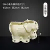 Molde para Vaso de Flores Cimento Bonsai Redondo Plástico Aço Modelo Concreto Moldado no Local Ferramenta de Polimento Modelo Peça Única Consignação Atacado