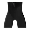 Calça de segurança três em um de cintura alta com controle de barriga e levantamento de glúteos, anti-exposição, para mulheres, sem costura, seda gelada com entreperna antibacteriana, calça modeladora para mulheres