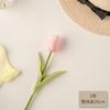 Arreglo de Mesa de Flor Artificial de Tulipán Pequeño Hidratante de Rama Única Flor de Mesa Arreglo Floral Picnic Foto Flor Artificial