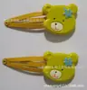 Cabeza de Oso de Resina Ecológica Pinza BB Pinza Lateral Pinza de Gota de Agua Accesorios de Joyería de Resina Accesorios para la Cabeza Europeos y Americanos Joyería Infantil