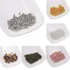 Contas Espaçadoras de Ferro de 2-10mm, Contas Soltas Redondas Furadas, DIY Br